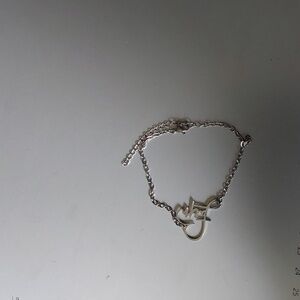 FAITH, Stainless steel Cross BRACELET/anklet 8 Inches